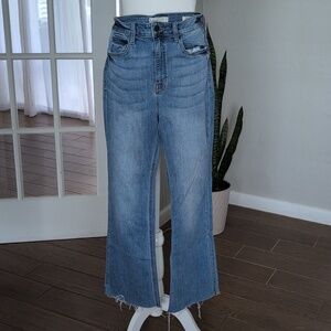 Harper Heritage High Rise Kick Crop Jeans 28